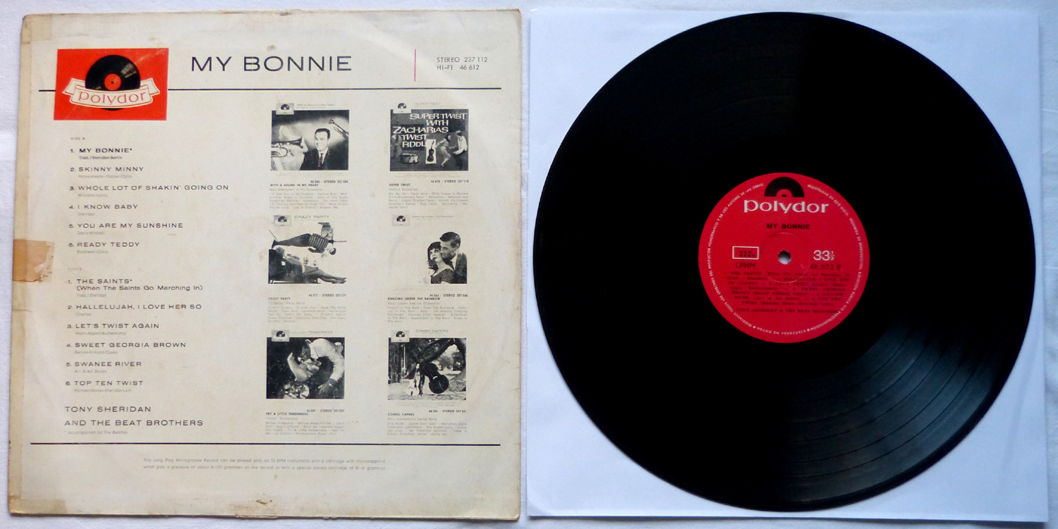 ７インチ☆Tony SHERIDAN & BEATLES☆My Bonnie UK Polydor オリジナル